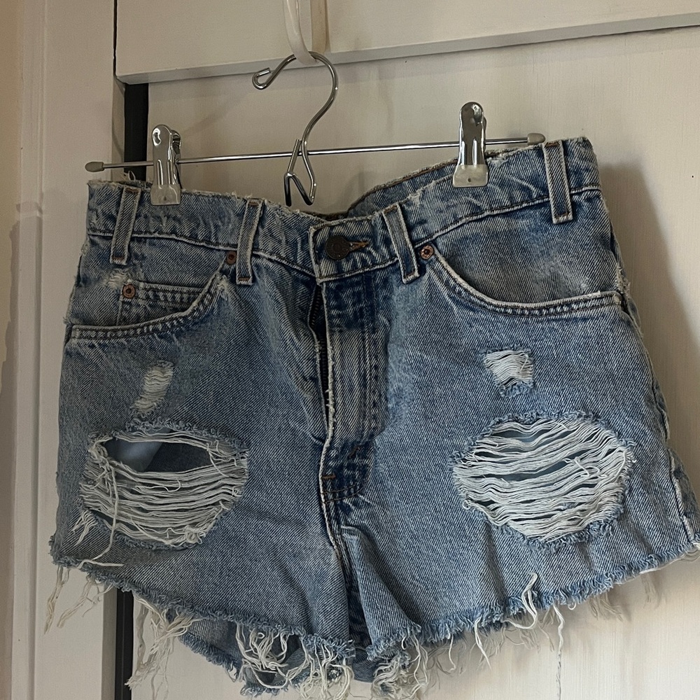 Levi’s High Waisted Denim Shorts